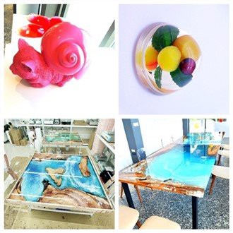 Átlátszó epoxi folyami asztal készítéséhez