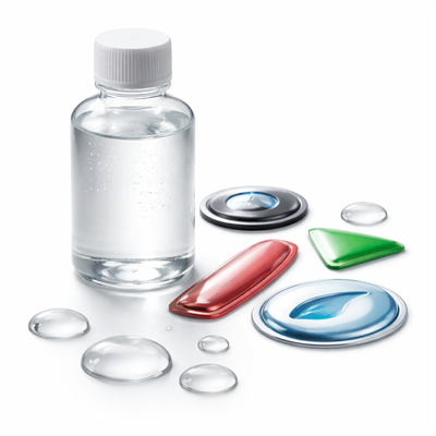 Címke matrica Használjon átlátszó poliuretán gyantát